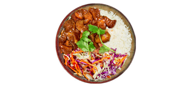 BBQ Chicken Rice Bowl
