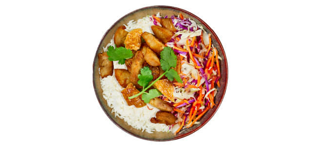 Roast Pork & Crackling Rice Bowl