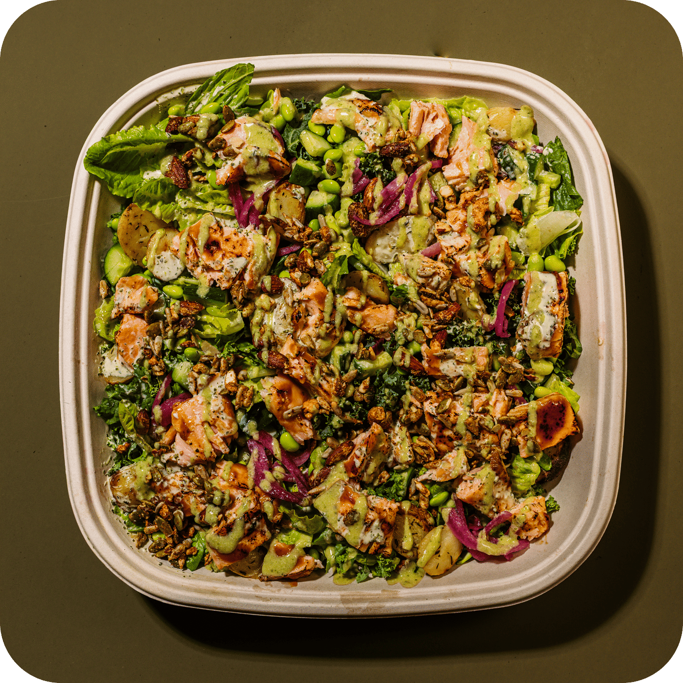 Friday Fish & Chips Salad Platter