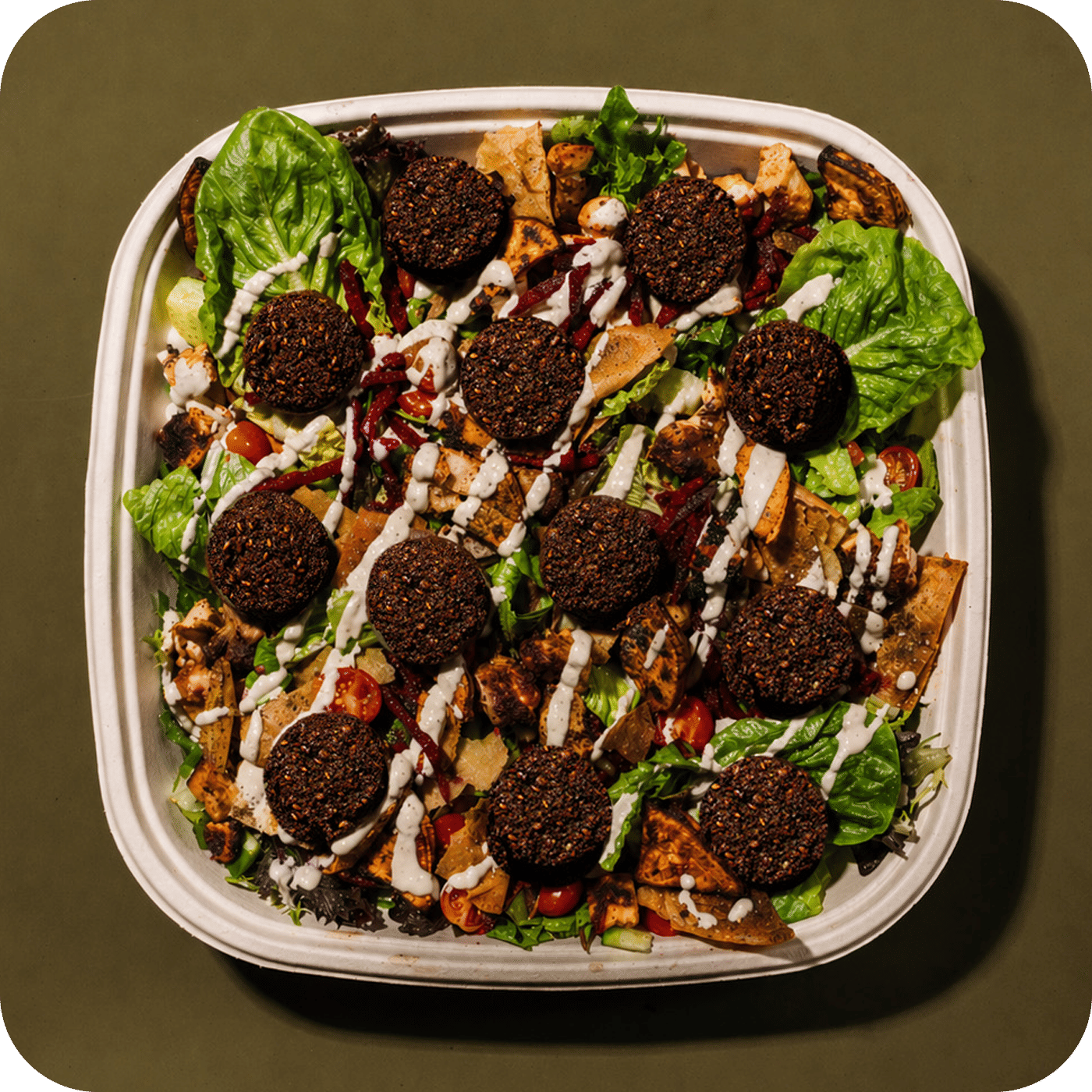 Saturday Kebab - Falafel Salad Platter