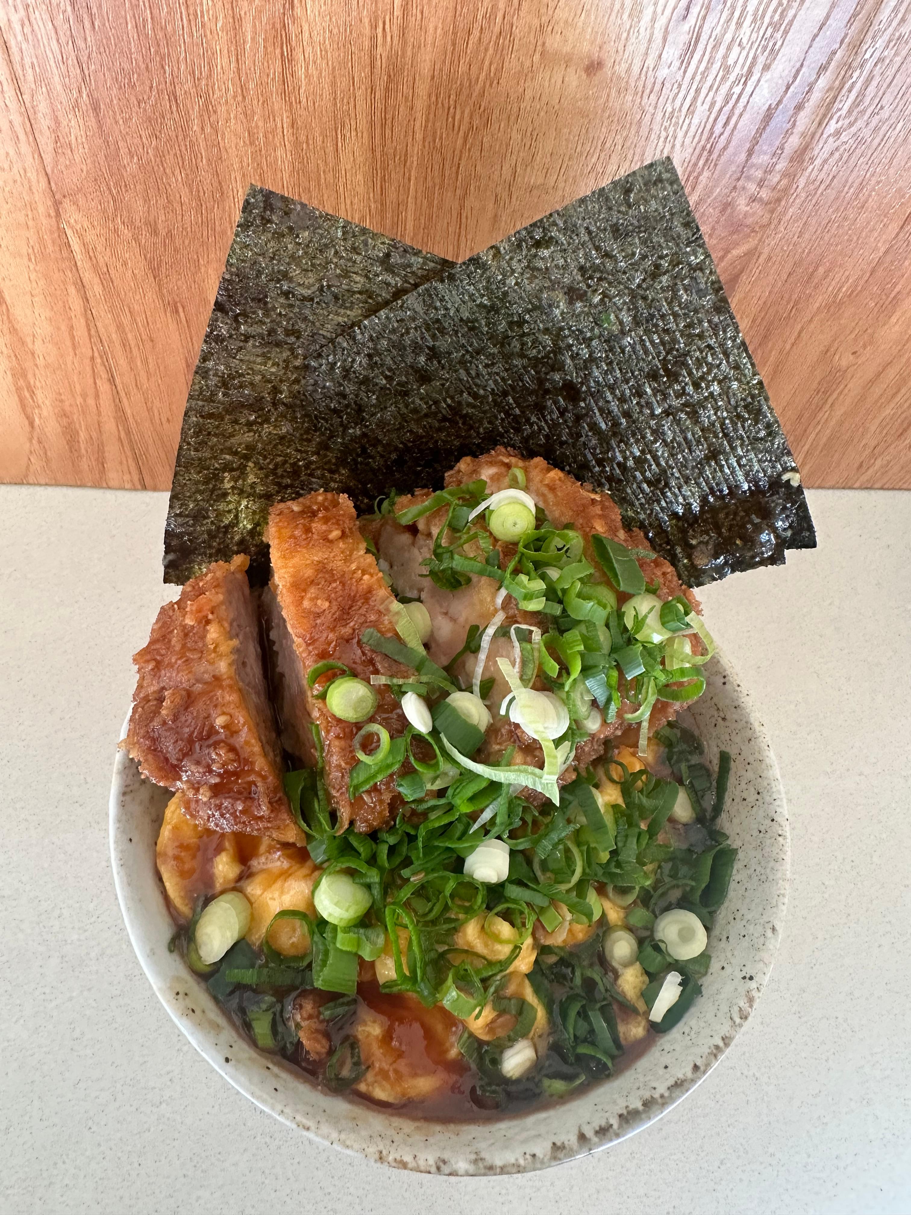 Curry Pork Katsu with Brown Rice