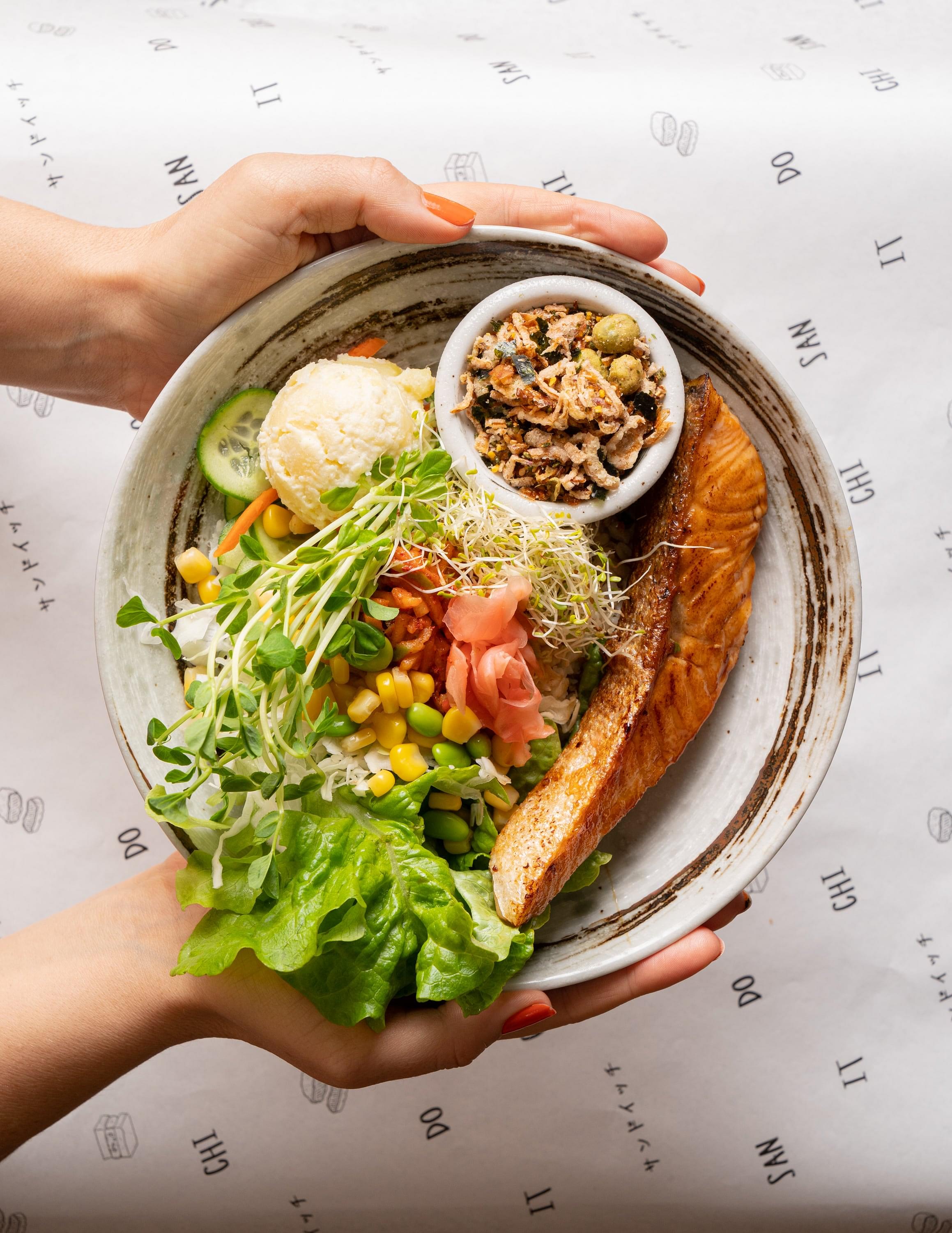 Teriyaki Grilled Salmon Bowl