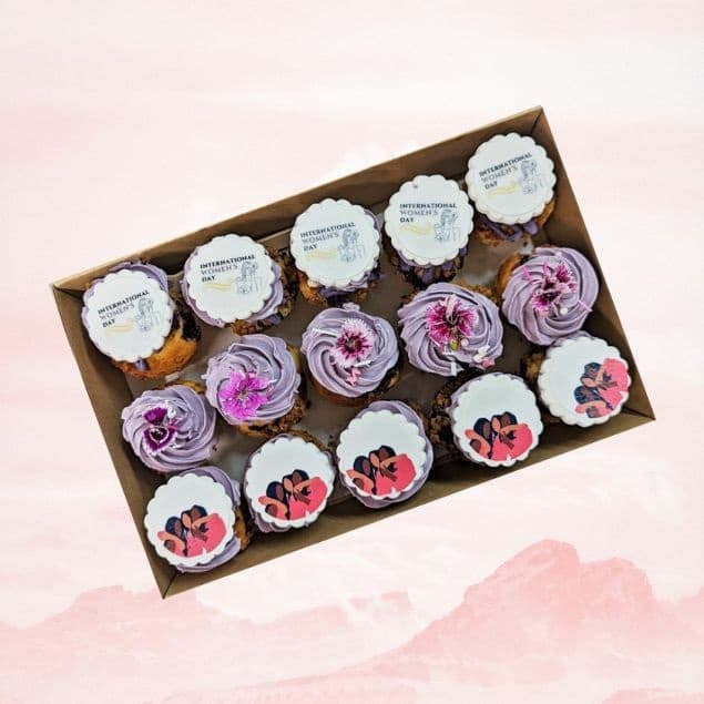 IWD Mini Cupcake Platter
