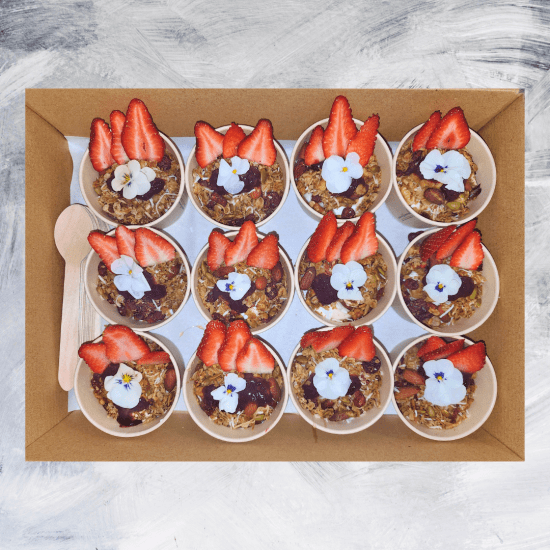 Yogurt Granola Cup Platter