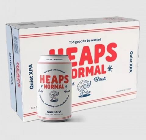 Heaps Normal Quiet XPA Non Alcoholic Beer 24 x 375ml CANS