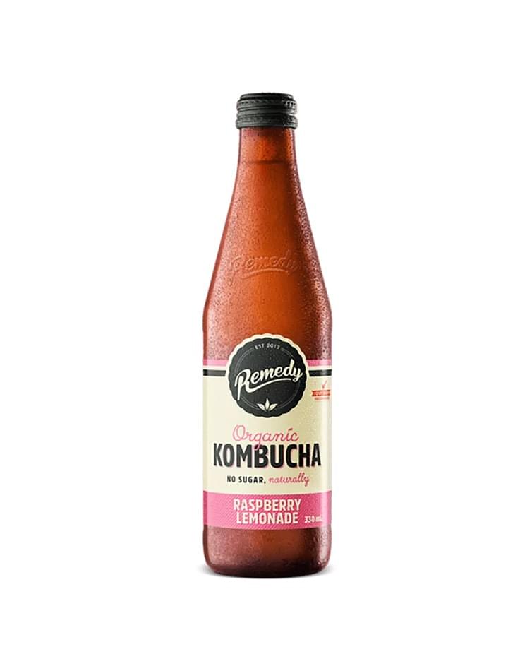Remedy Kombucha Raspberry Lemonade 12x330ml