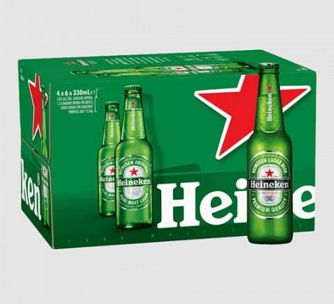 Heineken Lager (Imported) 24 x 330ml