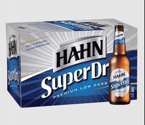 Hahn Super Dry 4.6% alc 24 x 355ml