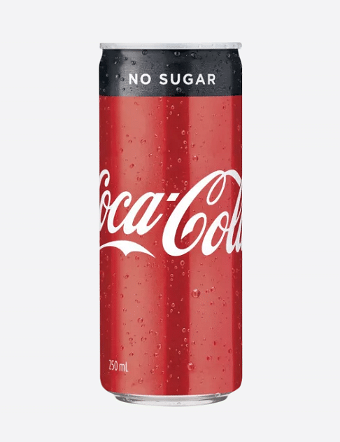 Coca Cola NO SUGAR - Slimline Cans