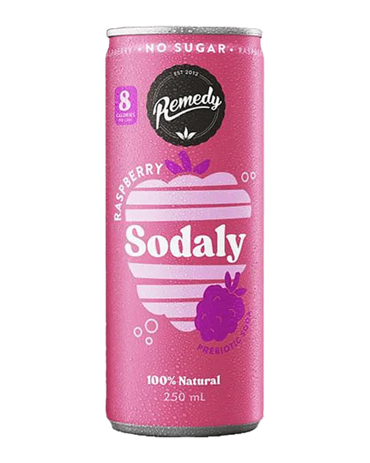 Remedy Sodaly Raspberry Cans