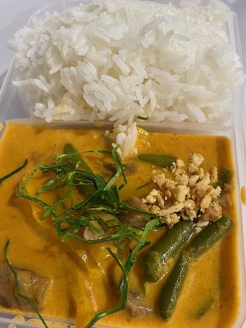 Panang Curry with Rice
