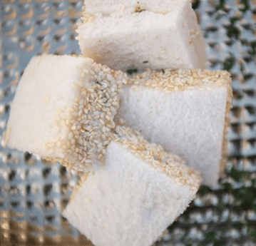 Chicken, Lime, Pistachio Cocktail Sandwich