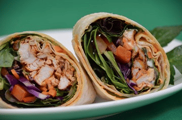 Tandoori Chicken Roti Wrap