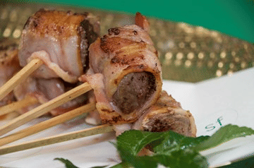 Two Bite Bacon Wrapped Beef Fillet