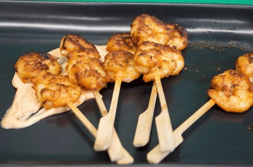 Vietnamese Prawn Skewer, Lime Aioli