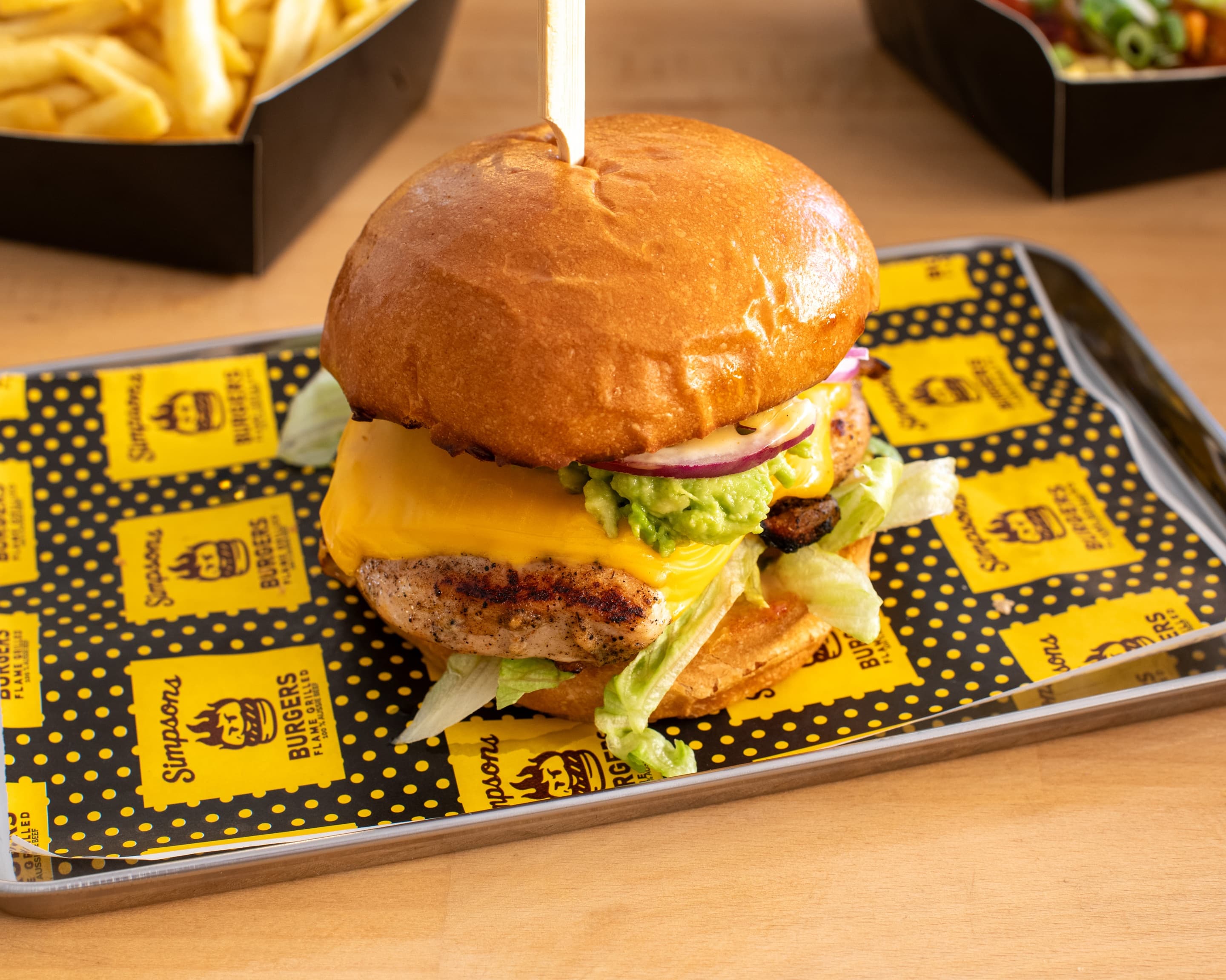 Chicken Avocado Burger