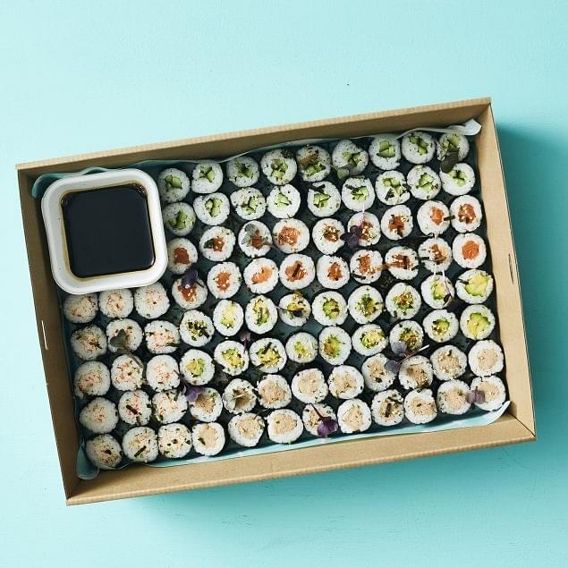 Mini Maki Sushi Roll Platter - 96 pieces