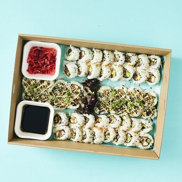 Sushi Inside Out Roll Platter (64 pieces)