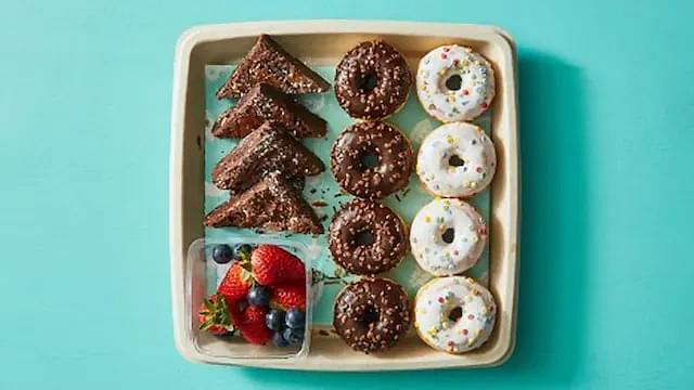 Mini Doughnut & Brownie Platter