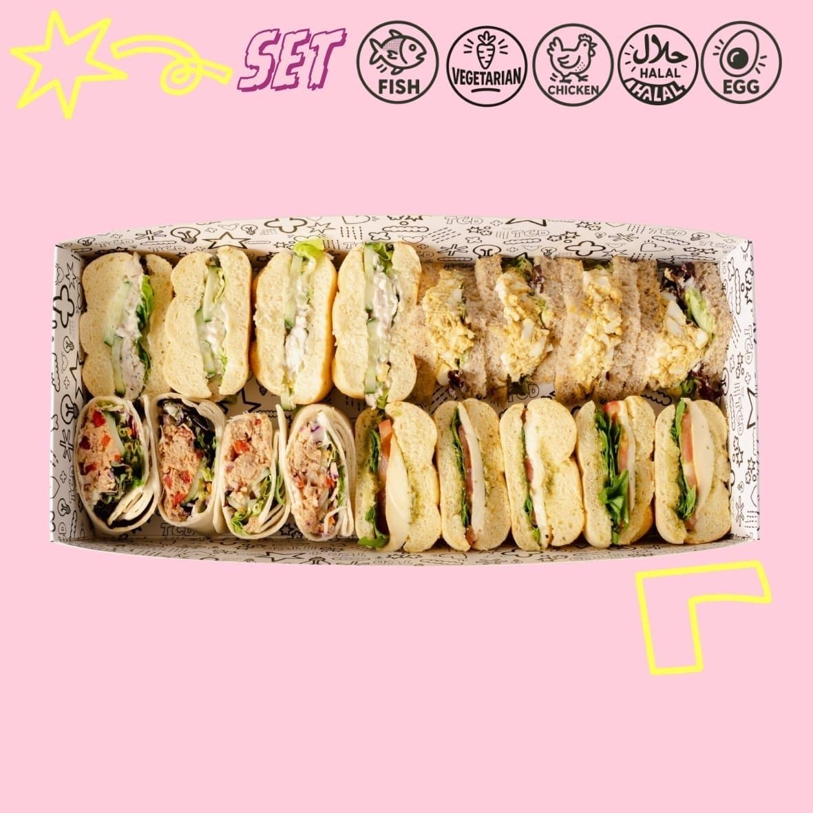 Sydney Boardroom Sandwich Bite Platter - Medium