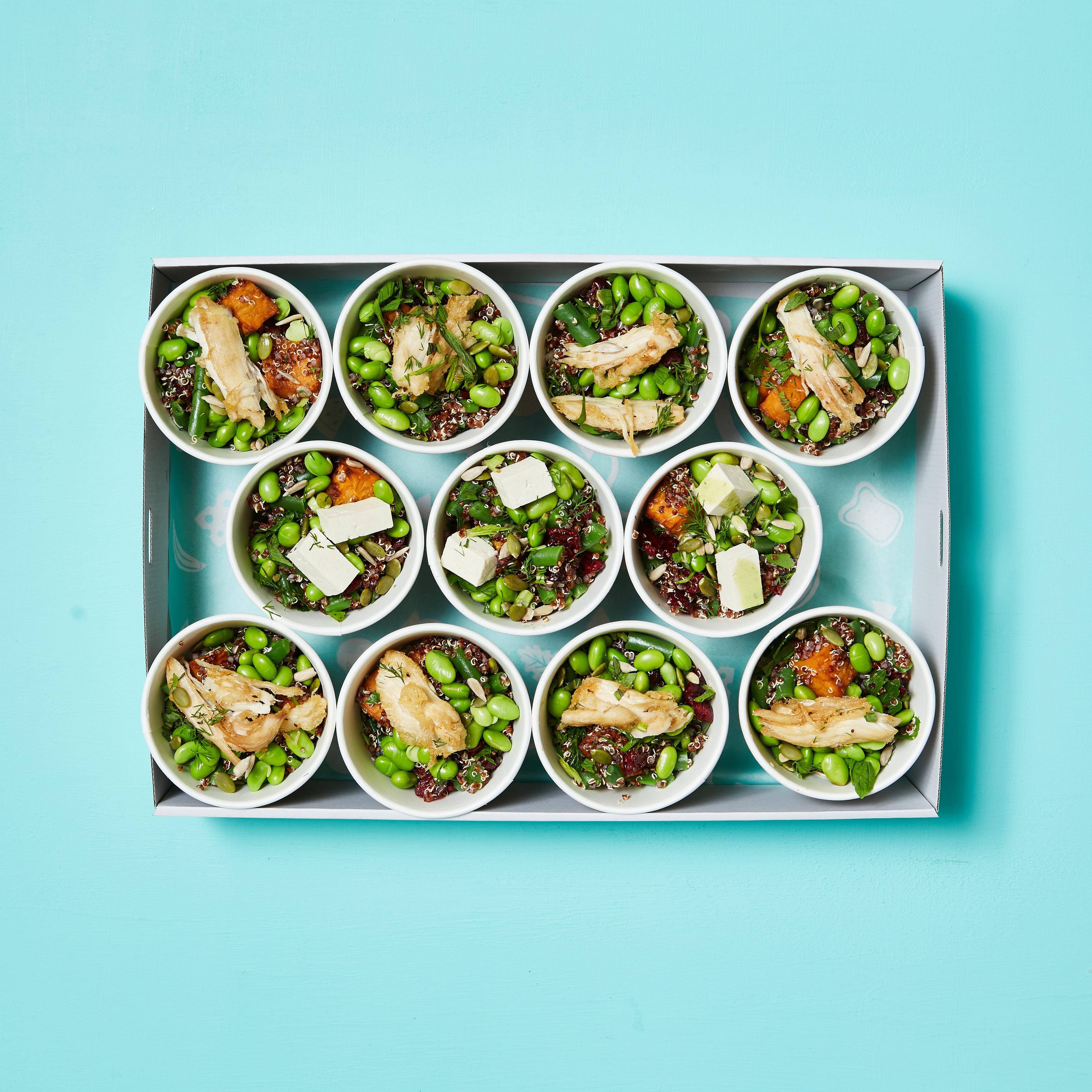 Mini Superfood Salad Cup Platter