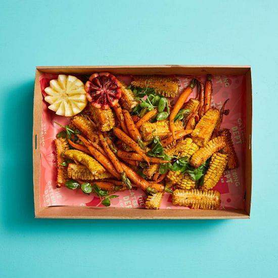 Our Favourite Spiced Corn Riblets & Charred Dutch Carrots