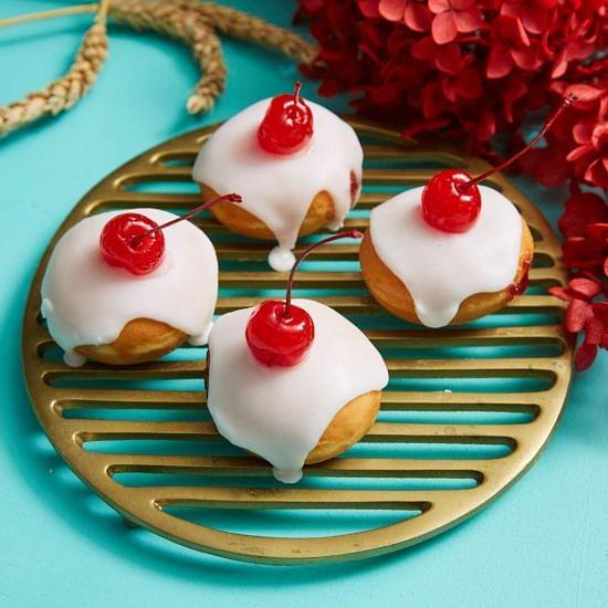 Petit Snow Glazed Festive Doughnuts