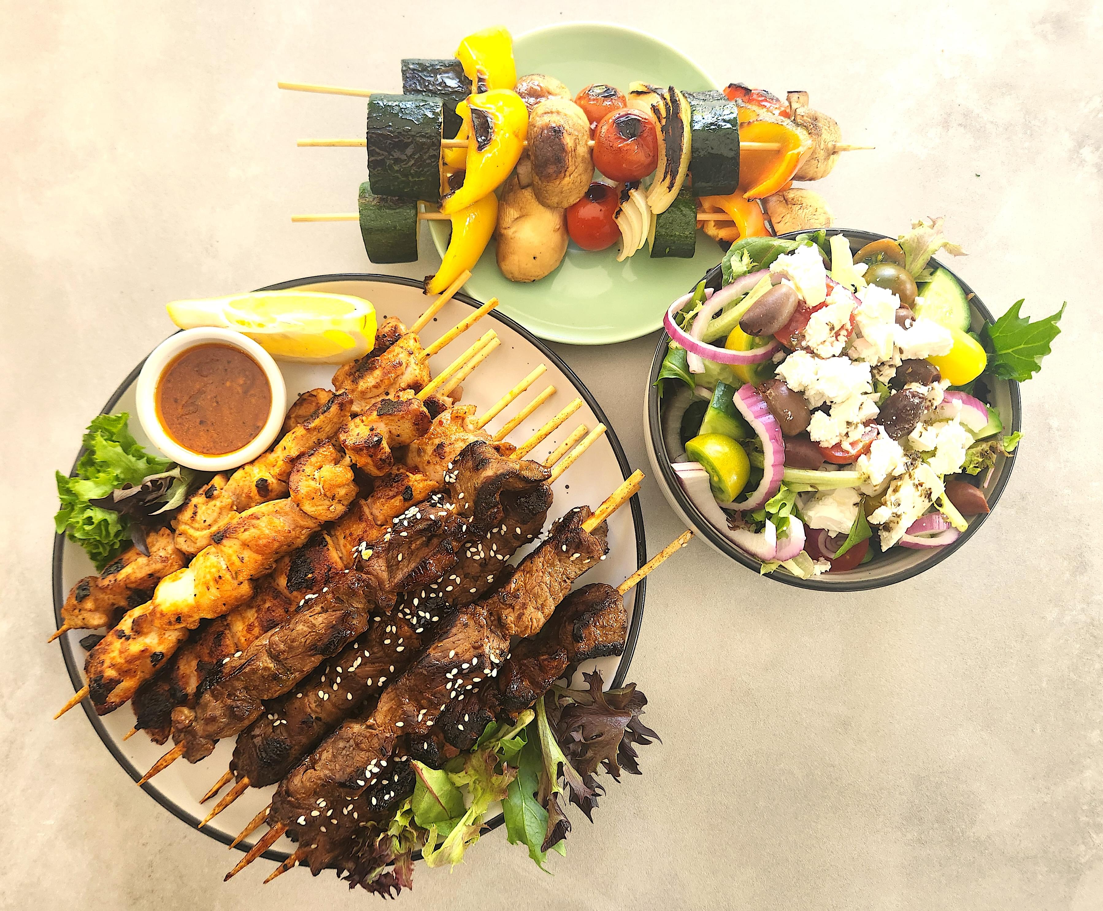 Flame Grilled Skewers