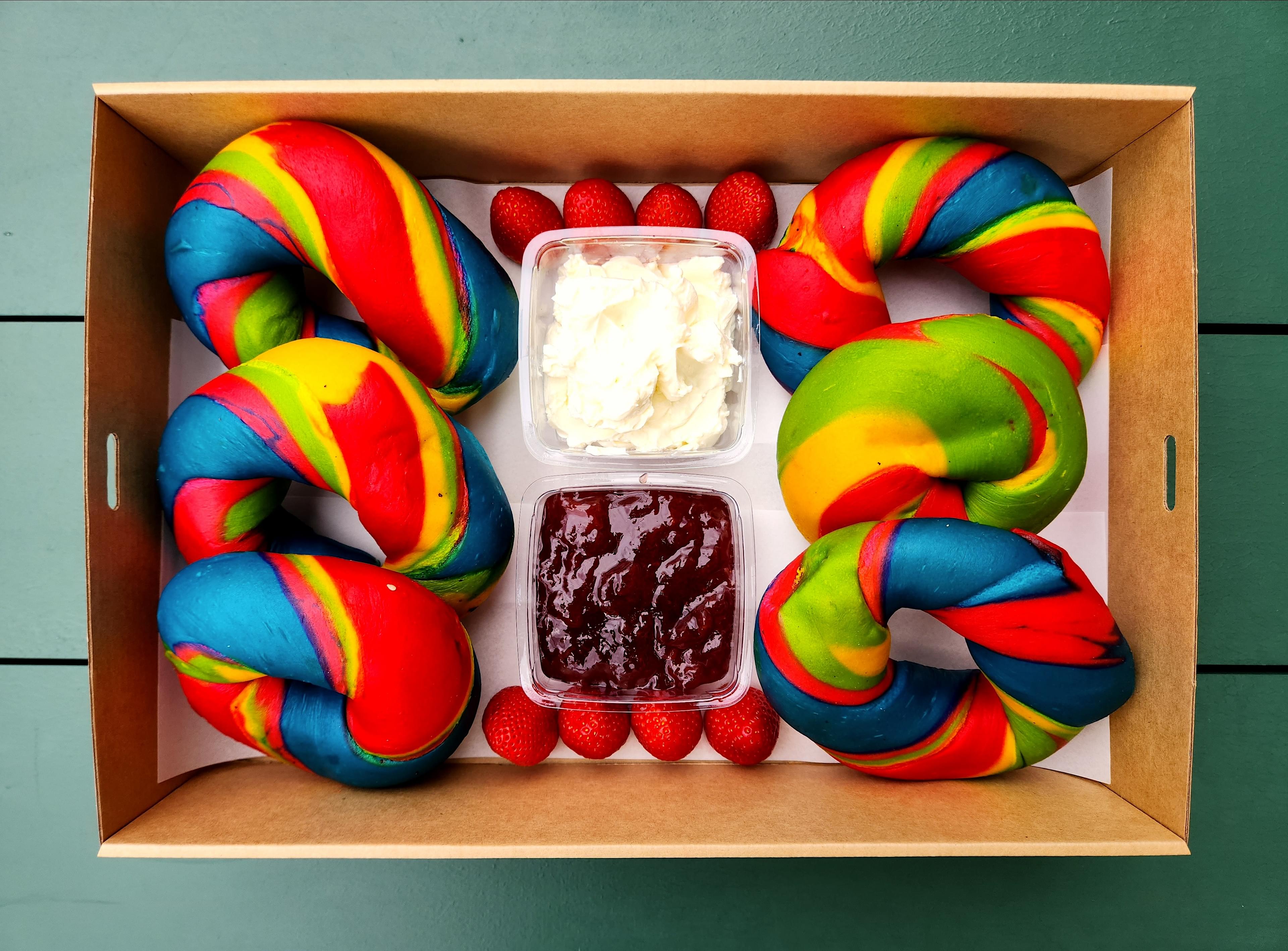 Pride - Rainbow Bagels