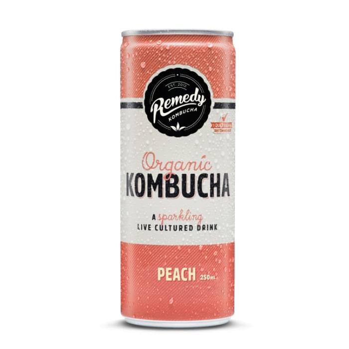 Remedy Kombucha, Peach
