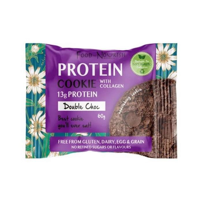 Food to Nourish, Protein Cookie Double Choc, 60g