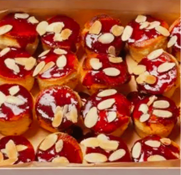 Black Cherry & Almond Mini Muffins