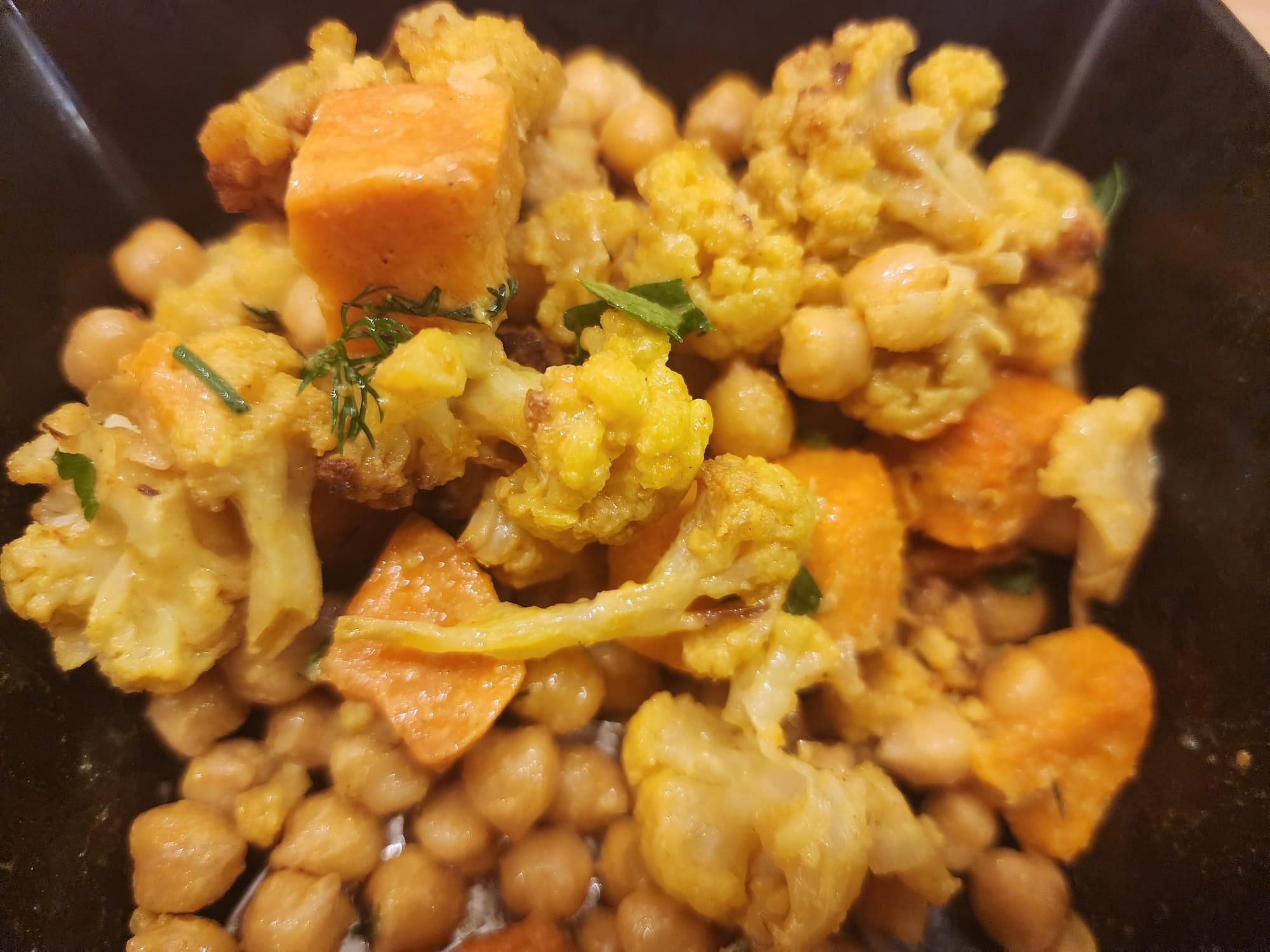 Sweet Potato, Cauliflower & Chickpea