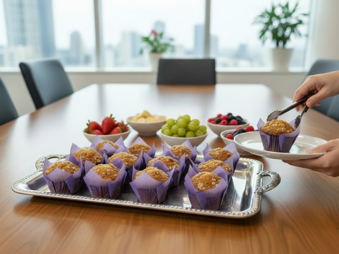 Cocktail Blueberry Muffins