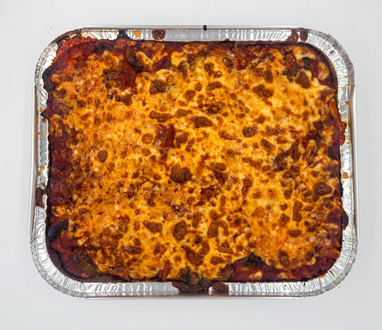Beef Lasagna, Bechamel, Mozzarella