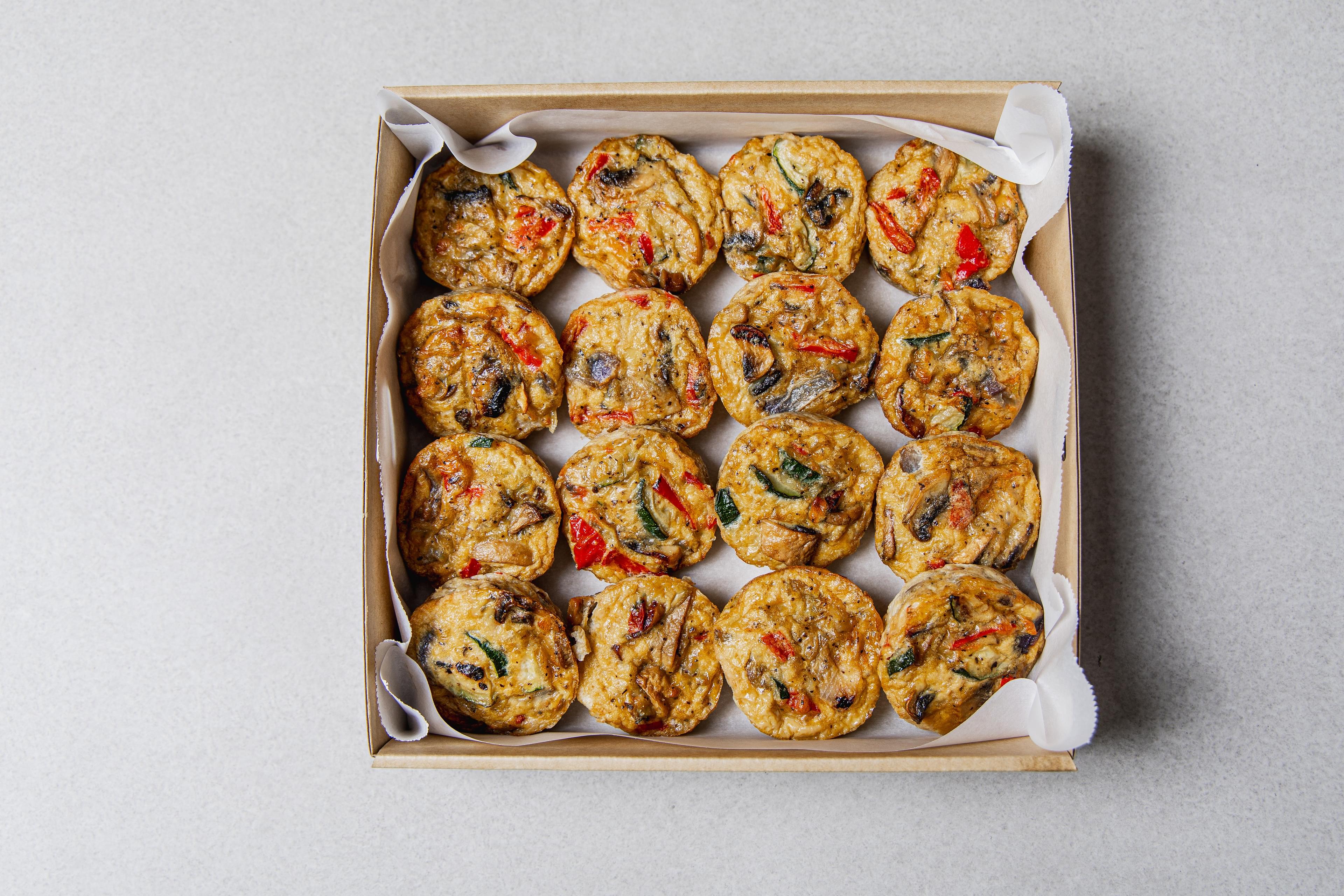 Vegetarian Frittata Bites