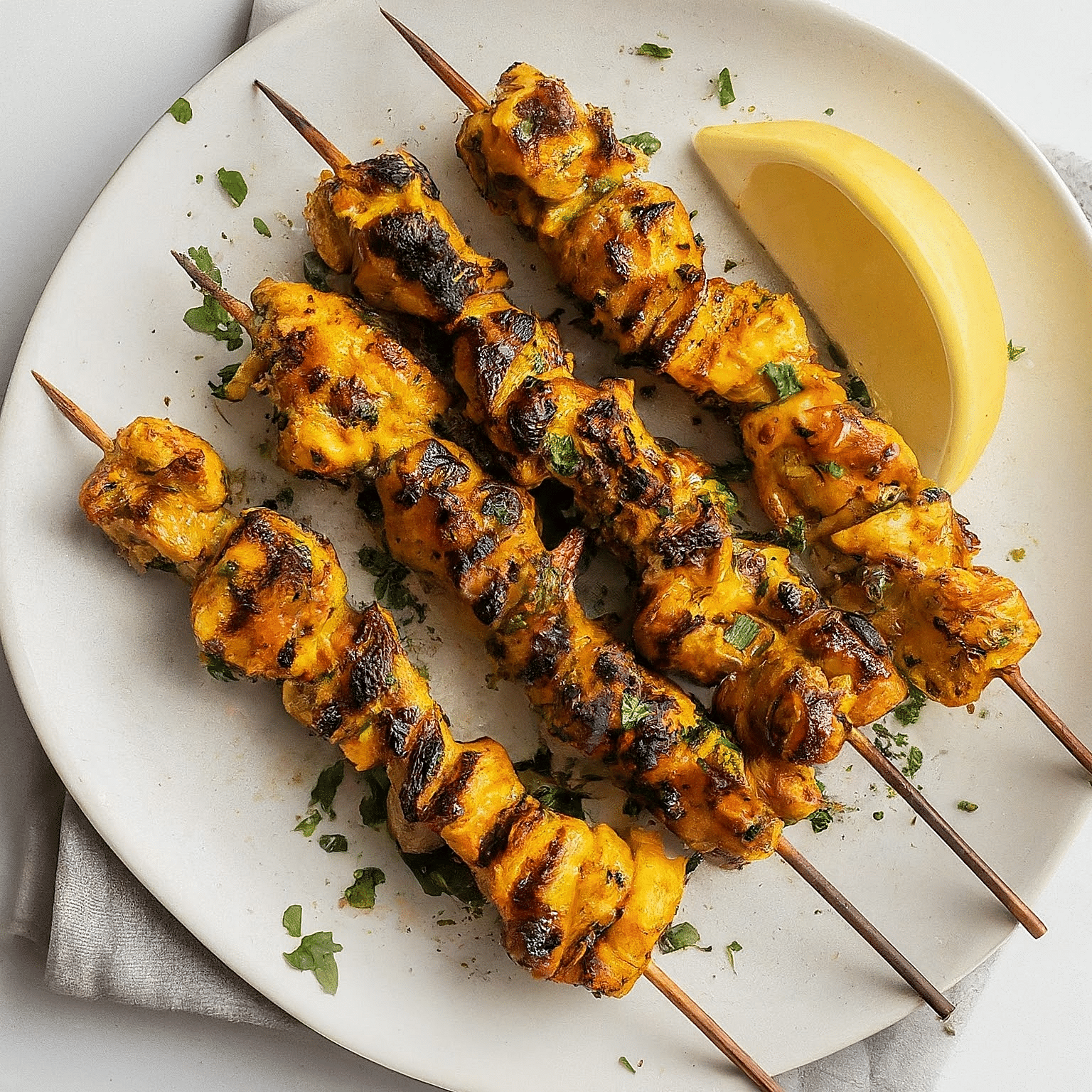 Moroccan Chicken Skewers