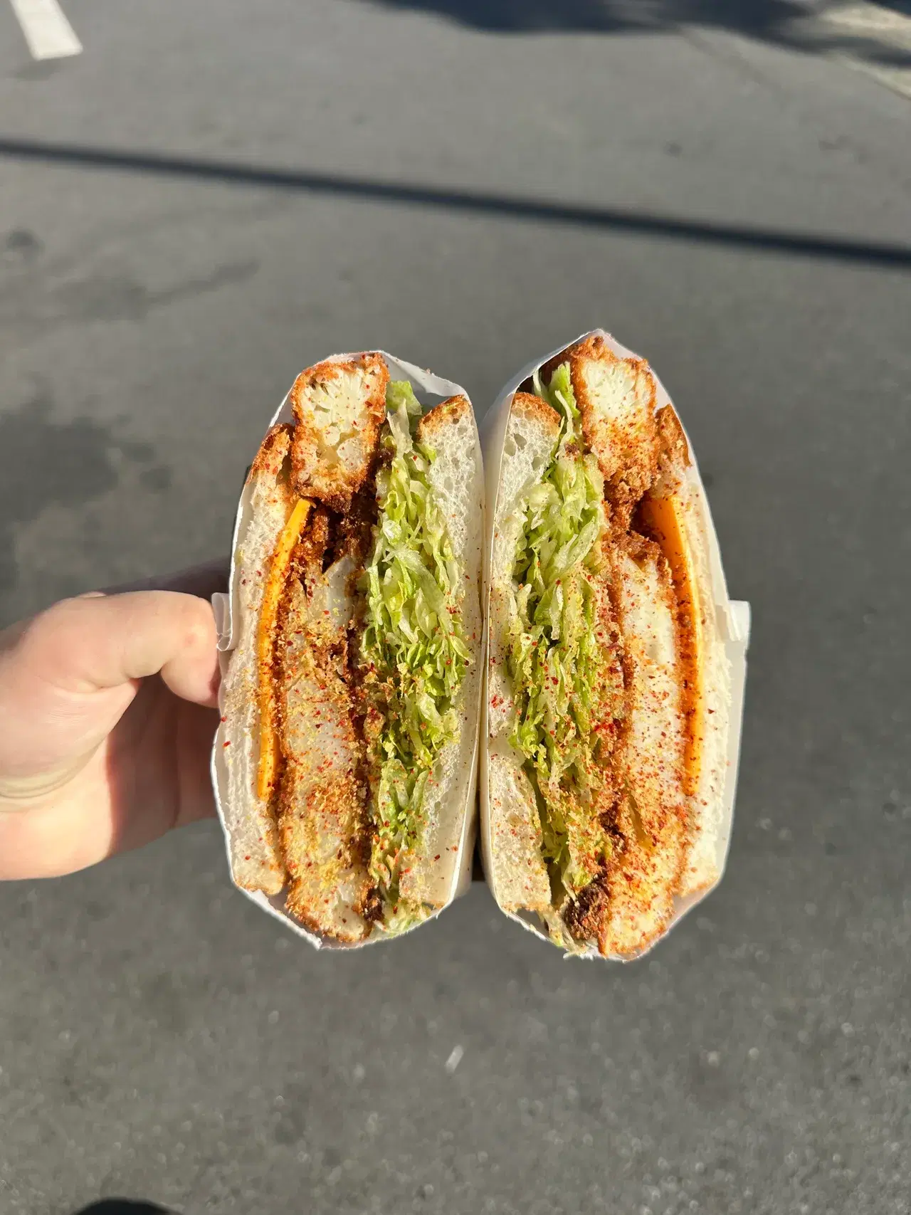 "NOT" Chicken Schnitty Sandwich
