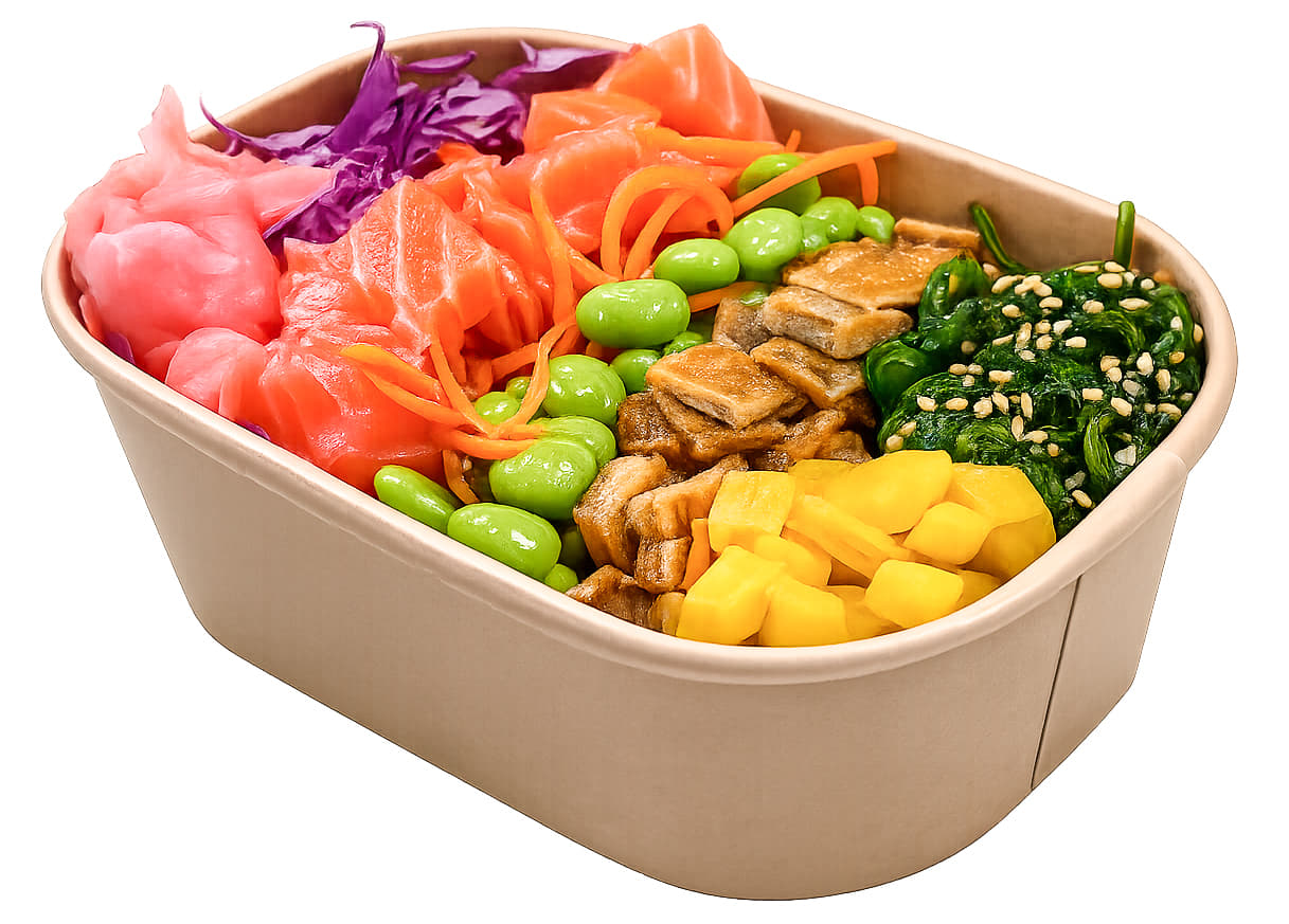 Fresh Salmon Poke Lunch Pack