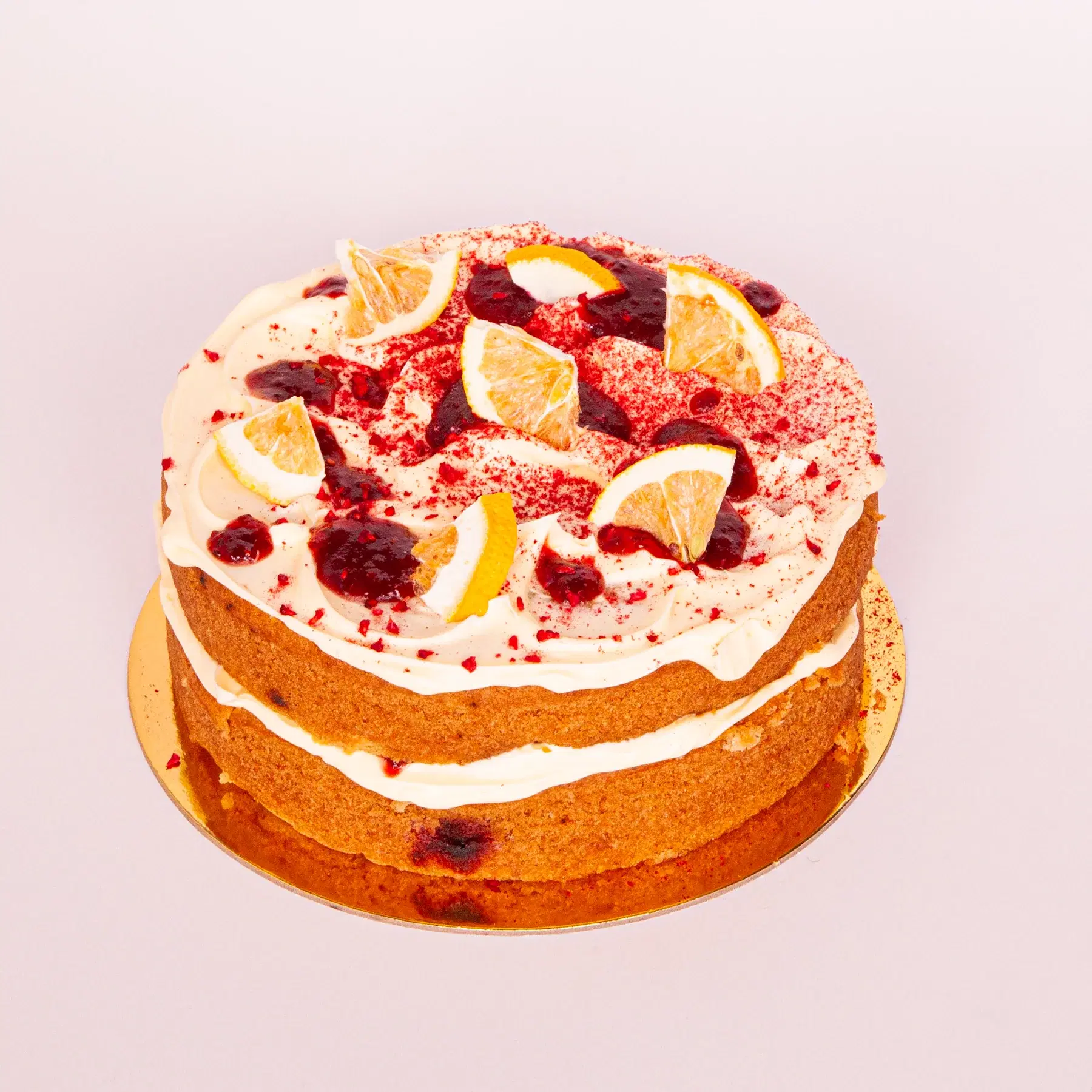 Lemon Raspberry Cake - Vegan