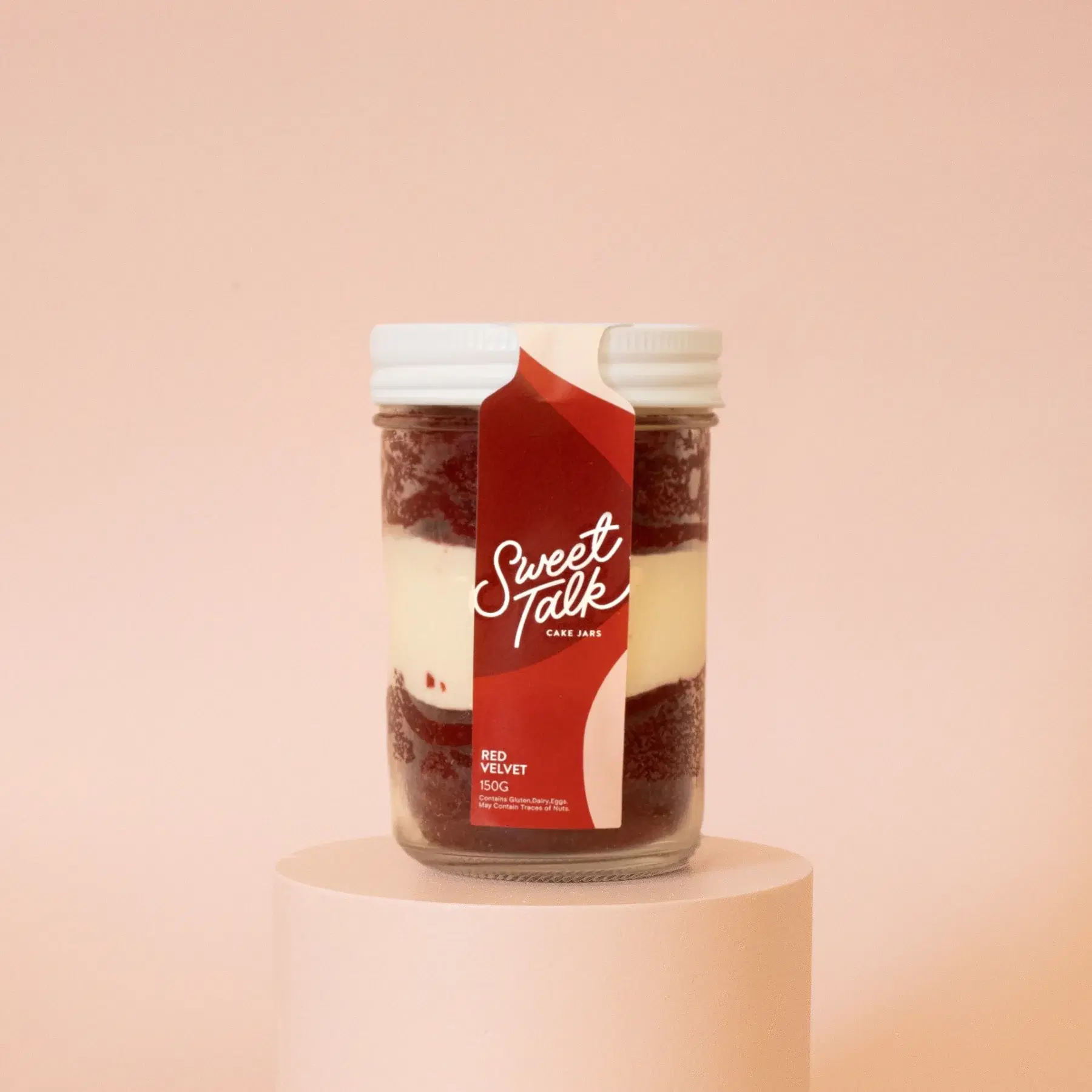 Red Velvet Cake Jar