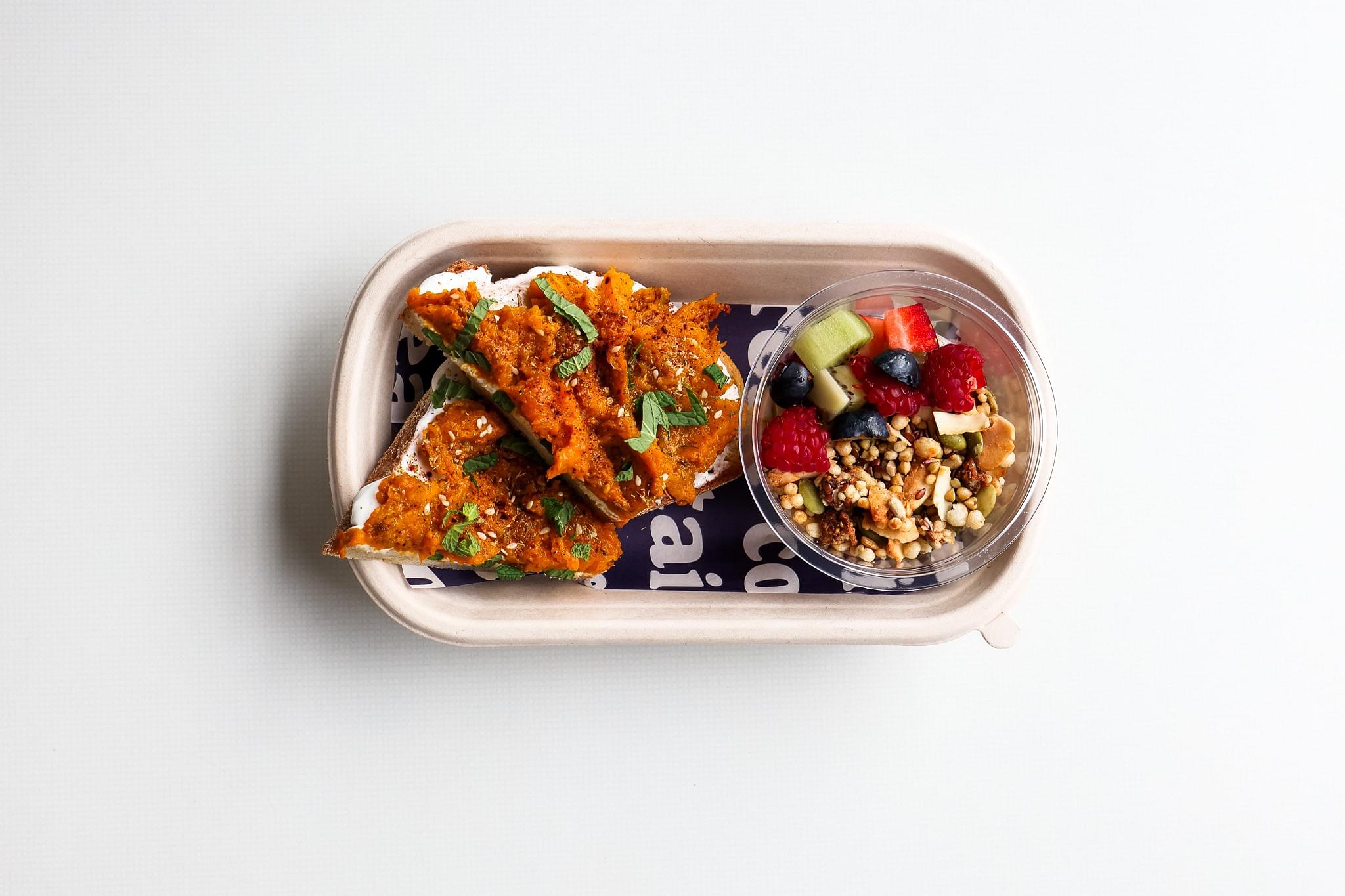 Pumpkin Toast & Granola - Brekkie Box