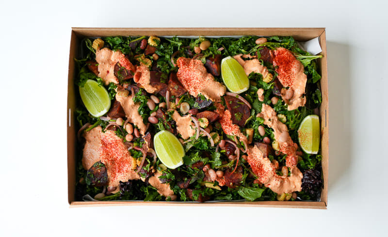 Chipotle Sweet Potato & Baby Corn Salad