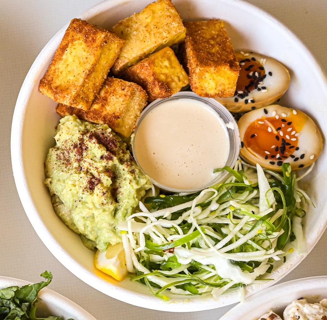 Fried Szechuan Tofu Bowl