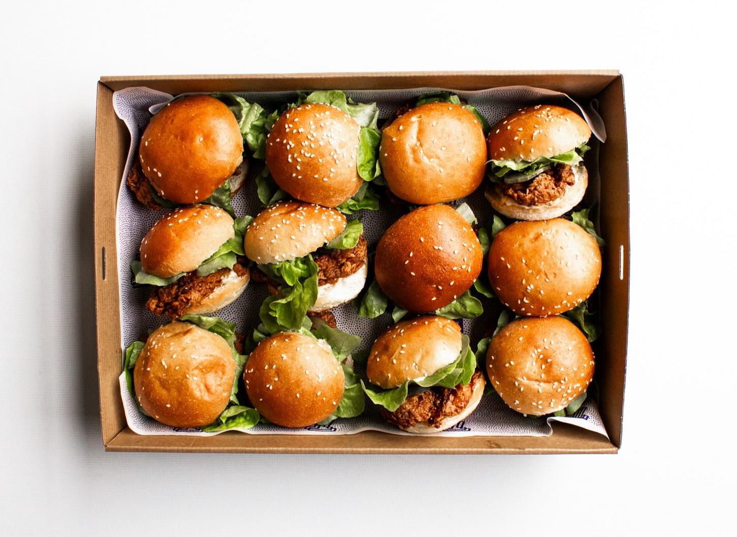 Honey Fried Chicken Sliders