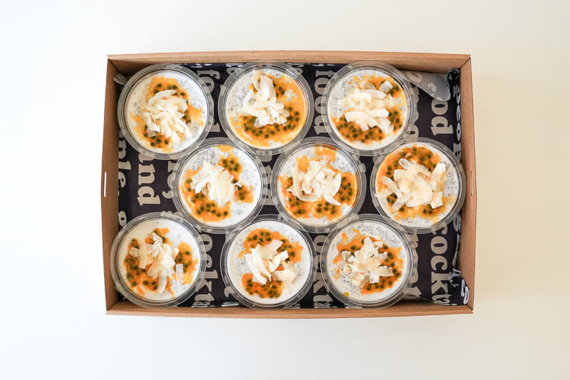 Mango & Lime Coconut Chia Pudding