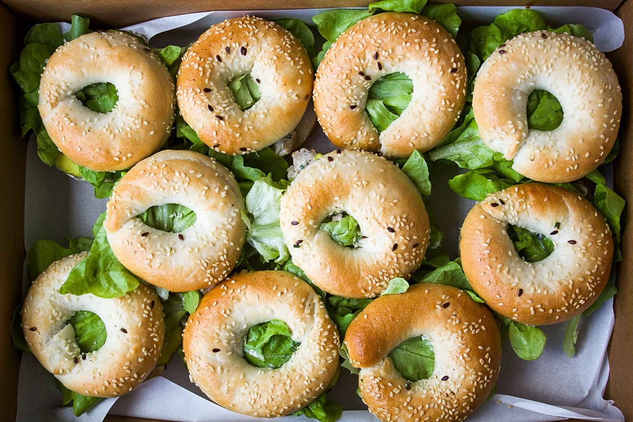 Mini Chicken Bagels