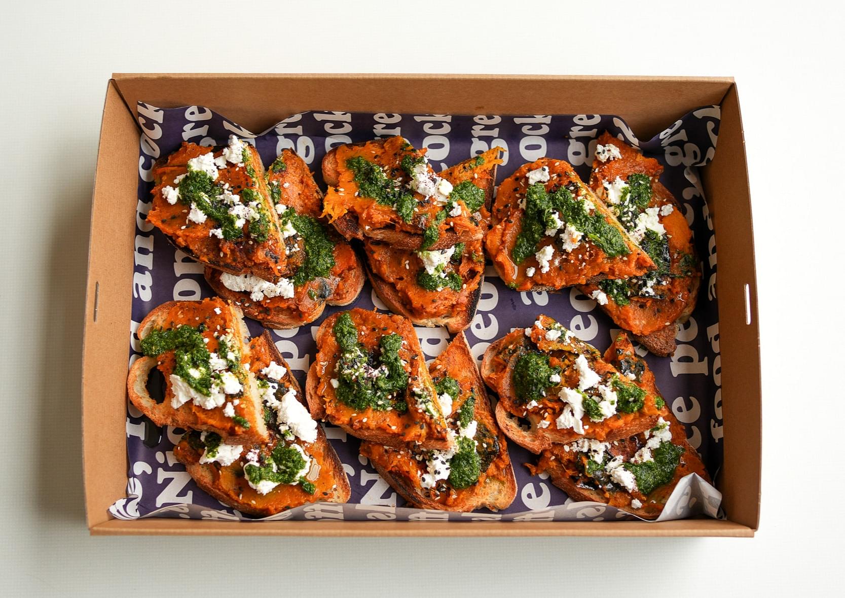 Pumpkin & Feta Toast Box