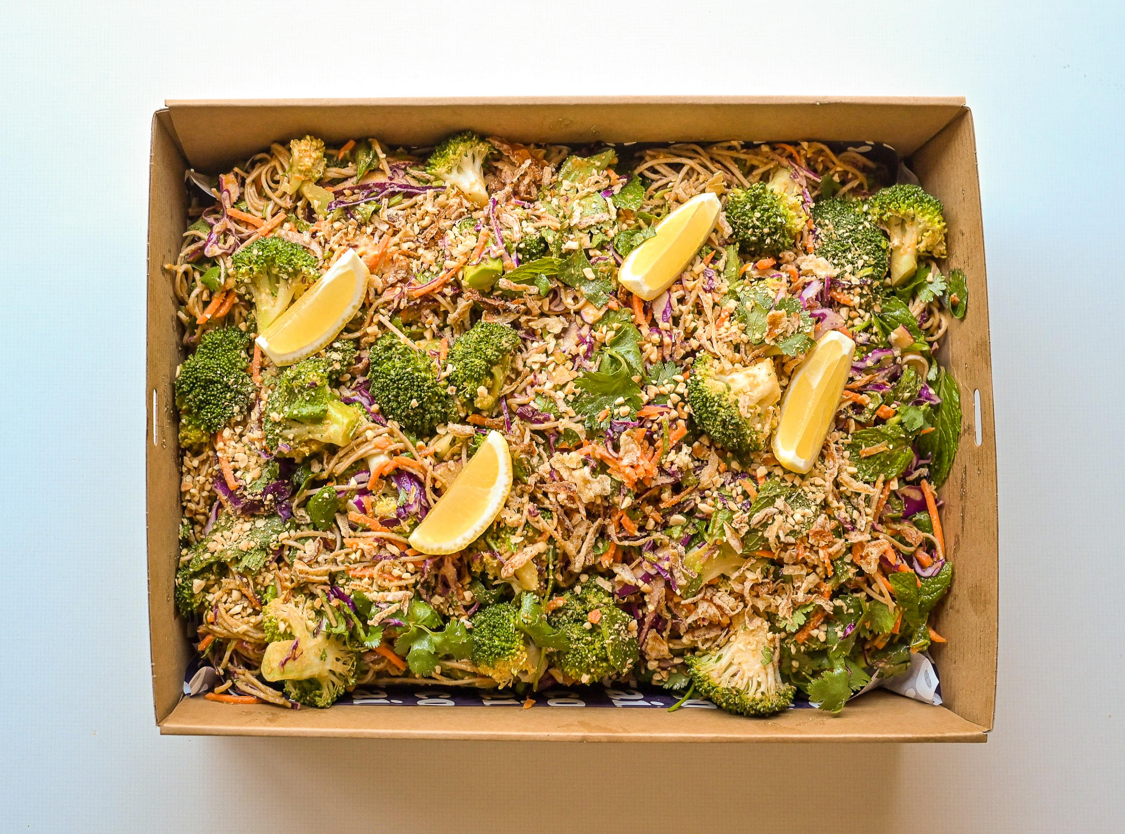 Soba Noodle, Purple Cabbage & Spicy Satay Salad
