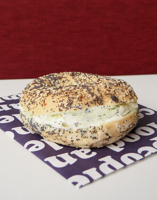 Bagels with Dill & Caper Cream Cheese